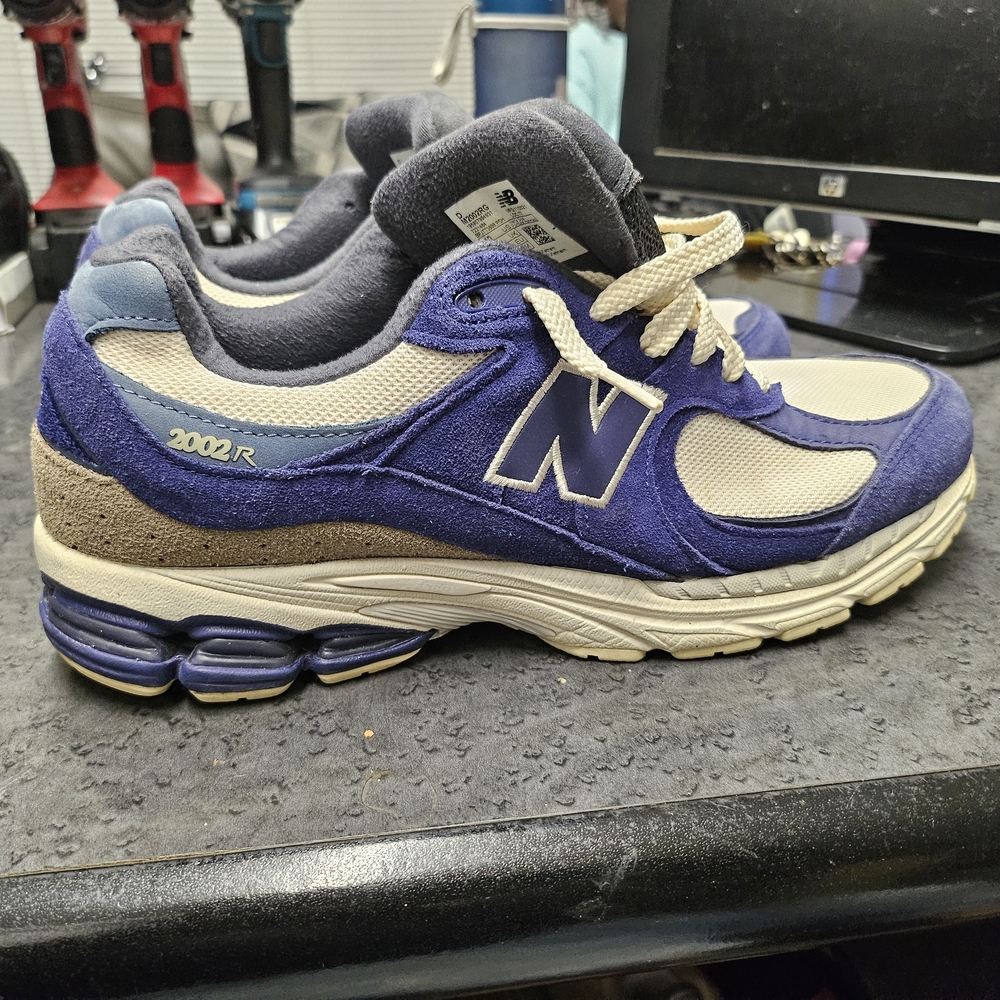 New Balance Blue and White Sneakers